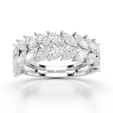 2.44 CT Marquise Cut Lab Diamond Ring Jama Jewels
