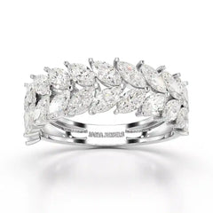 2.44 CT Marquise Cut Lab Diamond Ring Jama Jewels