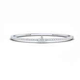 1.35 CT Multi Shape Floral Diamond Bangle
