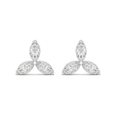 1 CT Trio Marquise Cut Diamond Stud Earrings Jama Jewels