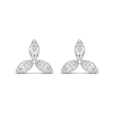 1 CT Trio Marquise Cut Diamond Stud Earrings Jama Jewels