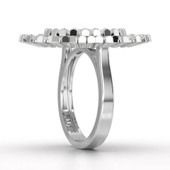 3.63 CT Round Cut Lab Diamond Ring