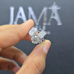 3.1 CT Lab Diamond Multi Shape Ring (Ready for Delivery)