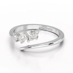 0.2 CT Multi Shape Lab Diamond Ring Jama Jewels
