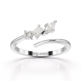 0.2 CT Multi Shape Lab Diamond Ring