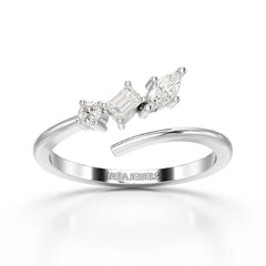 0.2 CT Multi Shape Lab Diamond Ring Jama Jewels
