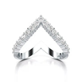 0.65 CT V Shaped Diamond Ring Jama Jewels