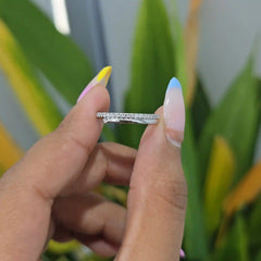 0.20 CT Lab Diamond Open Ring with Round Diamonds (Ready for Delivery) Jama Jewels