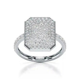1.20 CT Octagonal Shaped Diamond Ring Jama Jewels