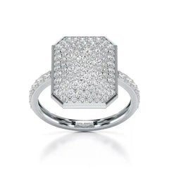 1.20 CT Octagonal Shaped Diamond Ring Jama Jewels