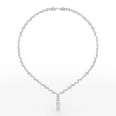 19.9 CT Marquise Cut Lab Diamond Necklace Jama Jewels