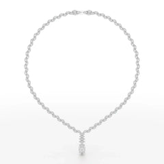 19.9 CT Marquise Cut Lab Diamond Necklace Jama Jewels