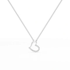 0.46 CT Round Cut Lab Diamond Chain Pendant Jama Jewels