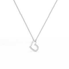 0.46 CT Round Cut Lab Diamond Chain Pendant Jama Jewels