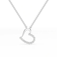 0.46 CT Round Cut Lab Diamond Chain Pendant Jama Jewels