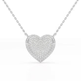 1.67 CT RoundCut Lab Diamond Chain Pendant Jama Jewels