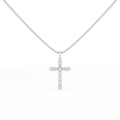 0.69 CT Lab Diamond Round Shape Pendant Jama Jewels