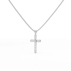 0.69 CT Lab Diamond Round Shape Pendant Jama Jewels