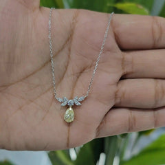 1.40 CT Multi Shape Diamond Chain Pendant (Ready for Delivery) Jama Jewels
