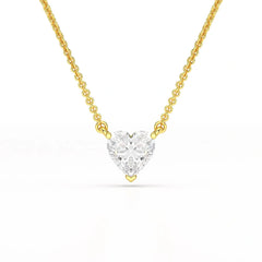 1 Ct Lab Grown Diamond Heart Pendant