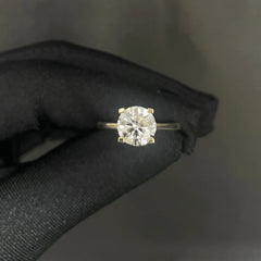 2 CT Round Shape Lab Diamond Ring (Ready for Delivery) Jama Jewels