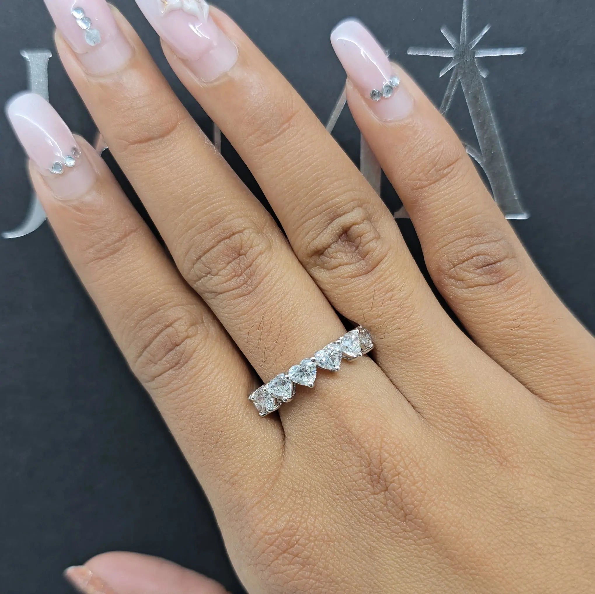 2.1 CT Heart Cut Lab Diamond Ring (Ready for Delivery) Jama Jewels