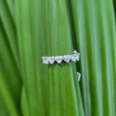 خاتم ألماس مخبري بقطع على شكل قلب بوزن 2.1 قيراط (جاهز للتسليم)