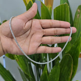 Classic 10.05 CT Round Cut Diamond Tennis Necklace (Ready for Delivery) Jama Jewels