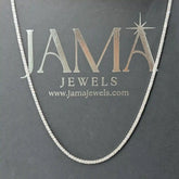 6.60 CT Round Cut Lab Diamond Tennis Necklace (Ready for Delivery) Jama Jewels