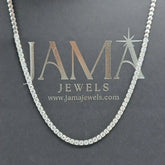 11.50 CT Round Cut Diamond Tennis Necklace (Ready for Delivery) Jama Jewels