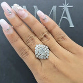 5.65 CT Emerald Cut Lab Diamond Ring (Ready for Delivery)