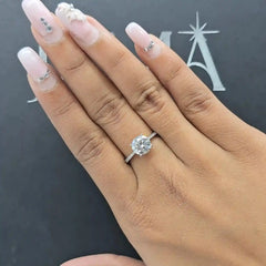 2.15 CT Round Cut Lab Diamond Ring (Ready for Delivery) Jama Jewels