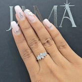 1 .05 CT Marquise Cut Lab Diamond Ring (Ready for Delivery)