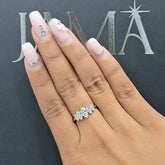 1 .05 CT Marquise Cut Lab Diamond Ring (Ready for Delivery) Jama Jewels