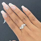 1.85 CT Multi Shape Lab Diamond Ring (Ready for Delivery) Jama Jewels