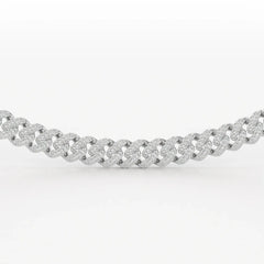 11.48 CT Round Cut Men's Cuban Chain Jama Jewels