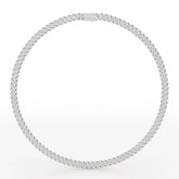 سلسلة كوبية رجالية دائرية القطع بوزن 11.48 قيراط