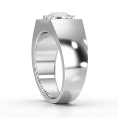 2 CT Round Cut Lab Diamond Men's Ring Jama Jewels