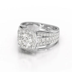 2.80 CT Layered Lab Diamond Ring Jama Jewels