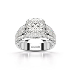 2.80 CT Layered Lab Diamond Ring Jama Jewels