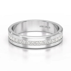 0.68 CT Classic Round Cut Lab Diamond Ring