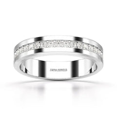 0.95 CT Classic Round Cut Lab Diamond Ring