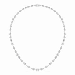 26.26 CT Lab Diamond Emerald Necklace
