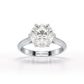 3 CT Solitaire Engagement Lab Grown Diamond Ring - Jama Jewels