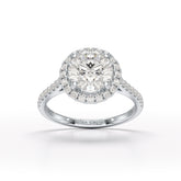 Halo Lab Grown Diamond 2.60 Carat Wedding Ring - Jama Jewels