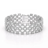 18.3 CT Multi Shape Lab Diamond Bracelet Jama Jewels