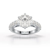 خاتم زفاف من Lab Diamond 3.74 قيراط دائري الشكل - مجوهرات جاما