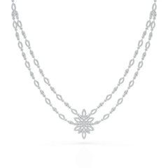 Layered Lab Grown Diamond 3.74 CT Necklace Jama Jewels