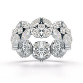 3.68 CT Marquise Cut Lab Diamond Ring Jama Jewels