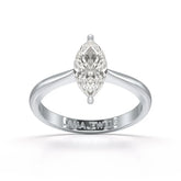 1 CT Marquise Cut Lab Diamond Solitaire Engagement Ring